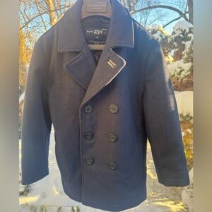 Navy Rivet Boys coat Small